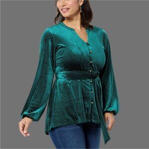 Colleen Lopez Velvet Tunic